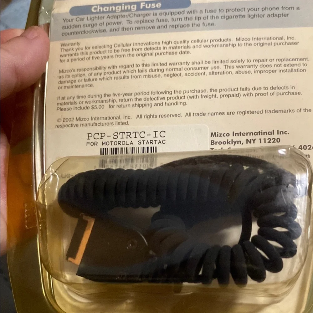 Vintage Motorola Black Wireless Charger for Cell Phones